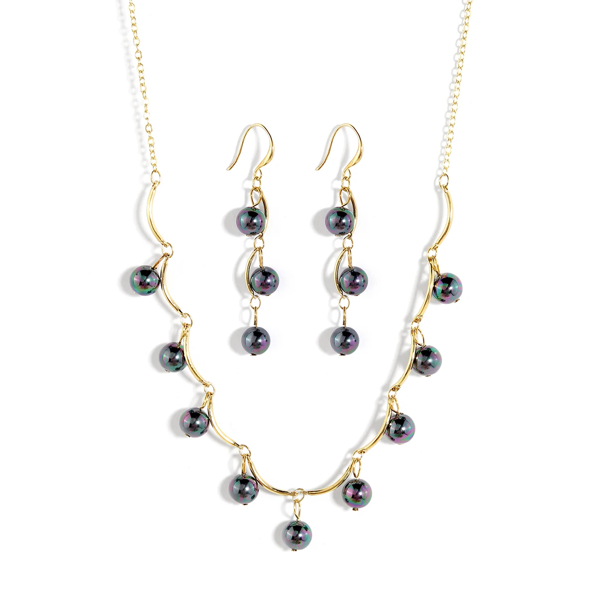 Hot Sale Hawaiian Gold Plated Jewelry Sets Copper Pearl Pendant Necklace Earrings For Women Gift
Hot Sale Hawaiian Gold Plated Jewelry Sets Copper Pearl Pendant Necklace Earrings For Women Gift