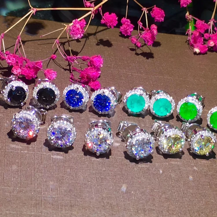 Cute Women Earrings 925 Silver Jewelry Customized Tiny Classic Earrings Shiny White Cubic Zirconia Stone Stud Earrings
Cute Women Earrings 925 Silver Jewelry Customized Tiny Classic Earrings Shiny White Cubic Zirconia Stone Stud Earrings