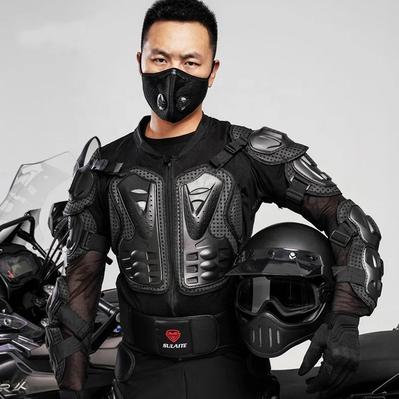 Durable PE Breathable Comfortable Mororcycle Suit Body Protector Clothes Body Armor, Black, black+red
Durable PE Breathable Comfortable Mororcycle Suit Body Protector Clothes Body Armor, Black, black+red