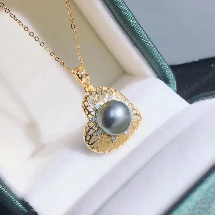 671P 10-11mm Real Natural Tahitian pearl with 925 sterling silver with Gold Plated Pendant for women jewelry
671P 10-11mm Real Natural Tahitian pearl with 925 sterling silver with Gold Plated Pendant for women jewelry