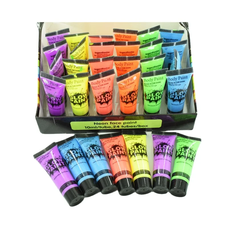 Non-toxic 6 Colors Art Painting Cheap Portable Neon UV body crayons plastic tube Body Paint Face
Non-toxic 6 Colors Art Painting Cheap Portable Neon UV body crayons plastic tube Body Paint Face