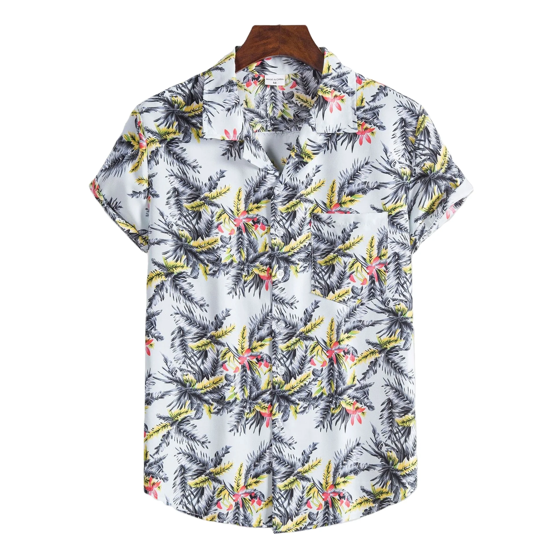 Spring and summer new men short sleeves beach wind printing fashion shirt temperament commuter
Spring and summer new men short sleeves beach wind printing fashion shirt temperament commuter