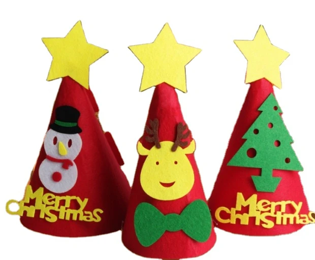 Factory direct sale handcrafted funny christmas bucket led hat felt Christmas hat 
Factory direct sale handcrafted funny christmas bucket led hat felt Christmas hat