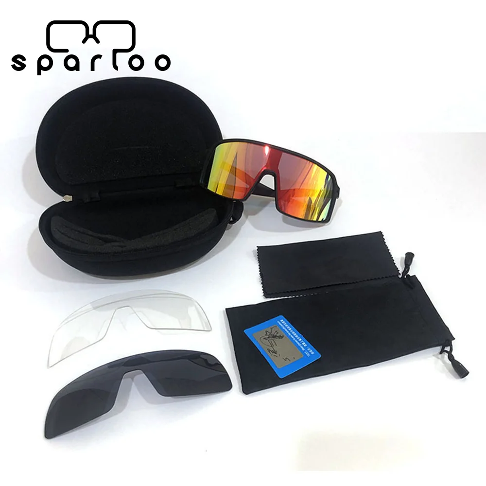 Sparloo 7004 Mens Sunglasses Sport Man Bike Polarized Sunglasses With PC Changeable Lens Package Set
Sparloo 7004 Mens Sunglasses Sport Man Bike Polarized Sunglasses With PC Changeable Lens Package Set