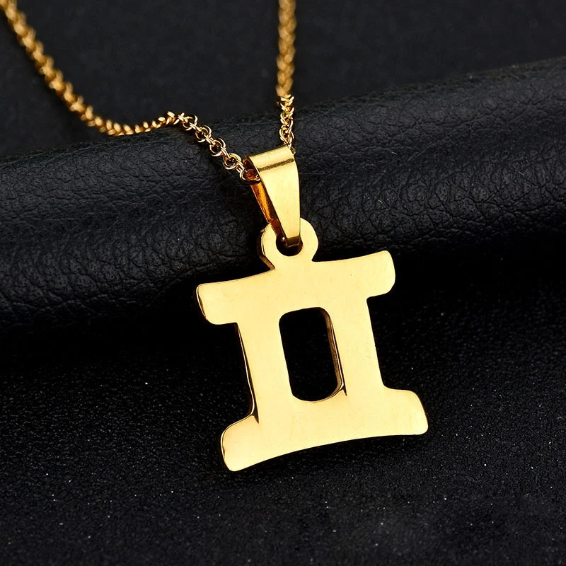 Wholesale stainless steel gold plated zodiac sign 12 constellations choker necklace 
Wholesale stainless steel gold plated zodiac sign 12 constellations choker necklace