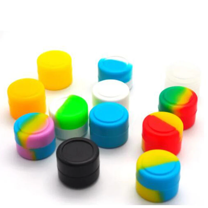 2ML Mini Smoke Oil Smoke Cream Display Boxes Container New Color Round Silicone Boxes Silicone Jars Wax Container VT1972, Multi color
2ML Mini Smoke Oil Smoke Cream Display Boxes Container New Color Round Silicone Boxes Silicone Jars Wax Container VT1972, Multi color