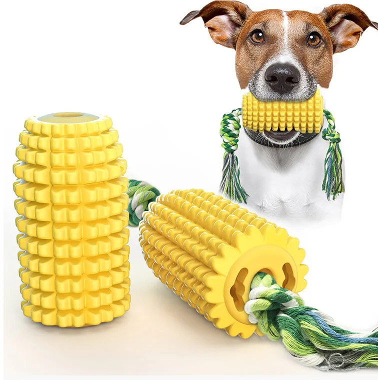 New Custom Soft Durable Corn grinding stick rubber dog toothbrush chew toy with rope
New Custom Soft Durable Corn grinding stick rubber dog toothbrush chew toy with rope