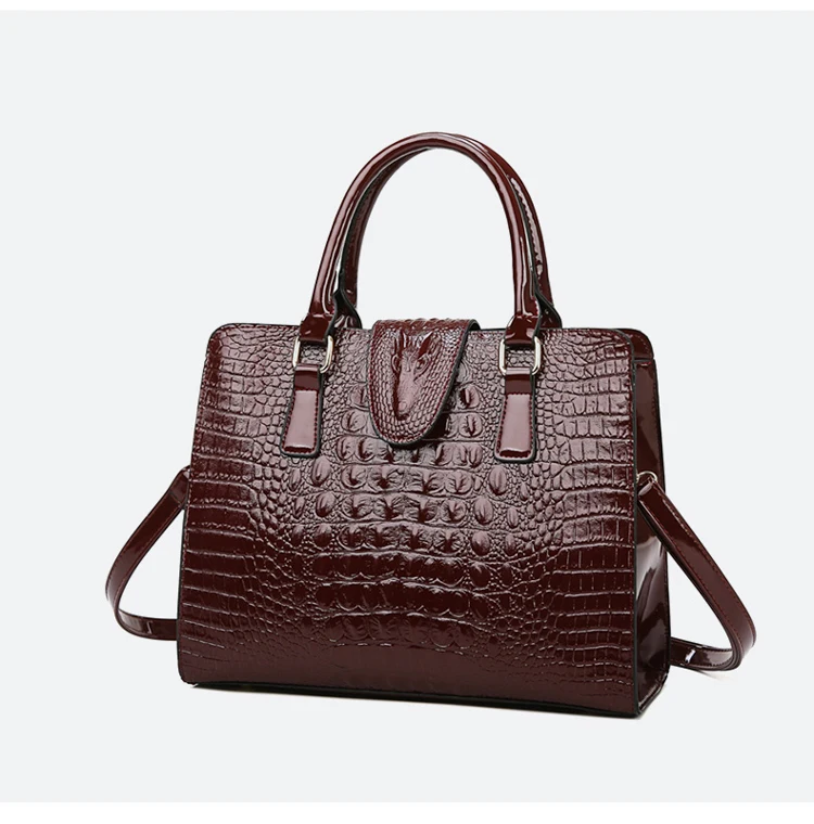 2022 Korean Pu Imitation Crocodile Leather Bag Ladies Tote Bag with Shoulder Strap, As picture
2022 Korean Pu Imitation Crocodile Leather Bag Ladies Tote Bag with Shoulder Strap, As picture