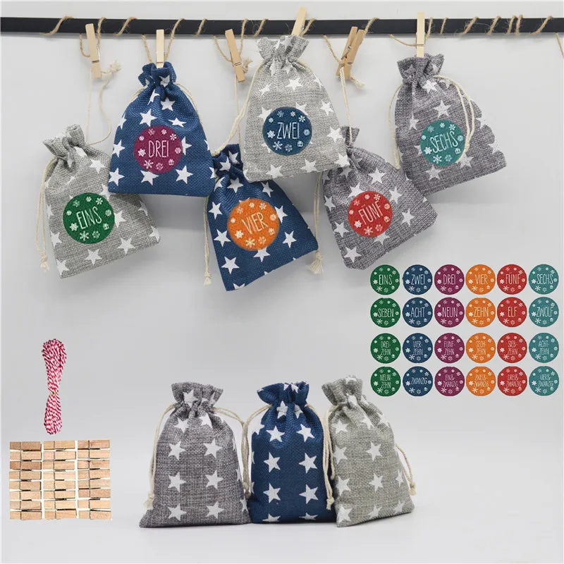 Christmas gift pouch small bag gift packing drawstring bag candy bags 24pcs a set, Multiple color
Christmas gift pouch small bag gift packing drawstring bag candy bags 24pcs a set, Multiple color