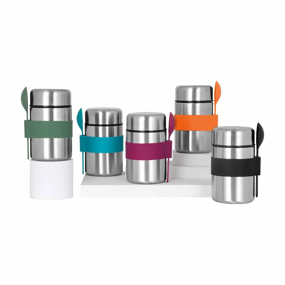 New Design Customized Leakproof Bento Food Jar Is Safe And Portable Stainless steel Lunch Box Food Jar, Customized color
New Design Customized Leakproof Bento Food Jar Is Safe And Portable Stainless steel Lunch Box Food Jar, Customized color