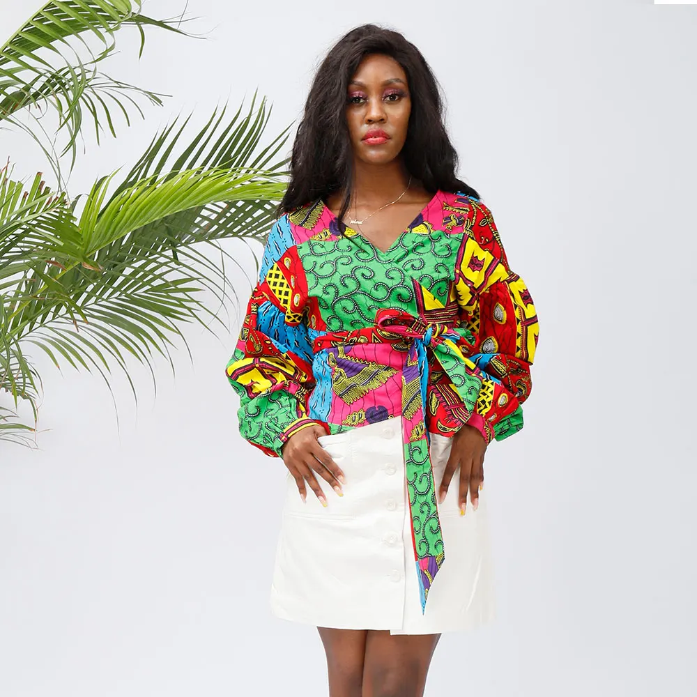 2021 Fashionable African Print Top Good Quality Cotton Wax Fabric Women Autumn Long Sleeve Women Tops, Red
2021 Fashionable African Print Top Good Quality Cotton Wax Fabric Women Autumn Long Sleeve Women Tops, Red