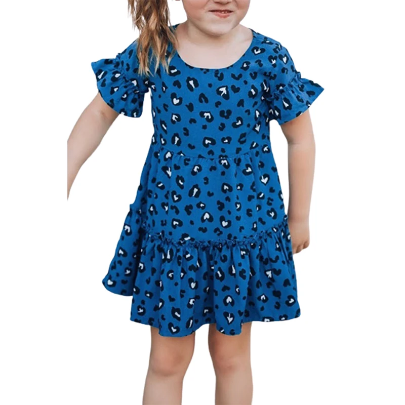 2021 Wholesale New Design Kids Clothing Baby Girls Dress With Leopard Print, Blue leopard
2021 Wholesale New Design Kids Clothing Baby Girls Dress With Leopard Print, Blue leopard