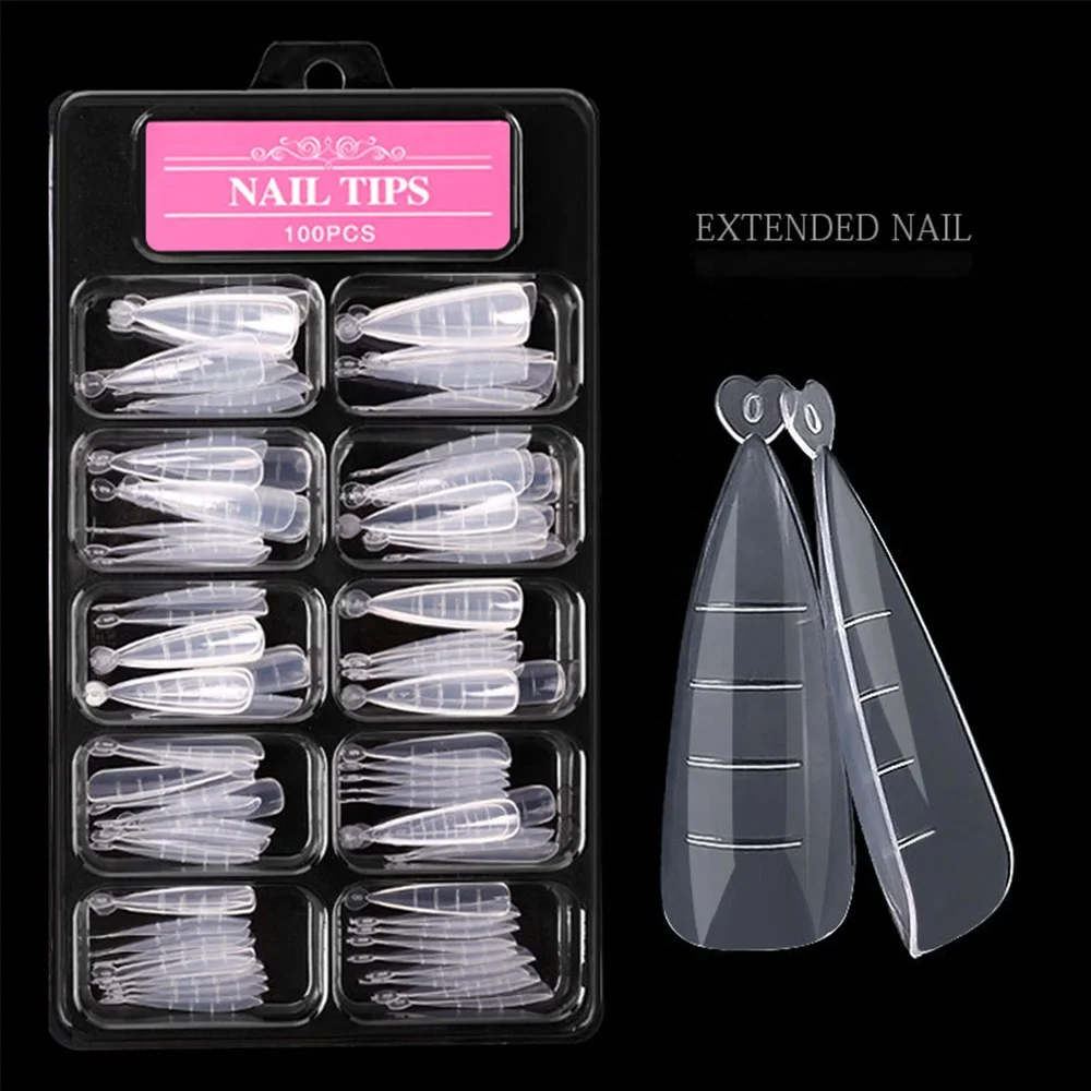 GREENKEM 100pcs Nails Art UV Builder Gel Manicure Tools Pointy Quick Building False Gel Mold Form Acrylic Extension Nail
GREENKEM 100pcs Nails Art UV Builder Gel Manicure Tools Pointy Quick Building False Gel Mold Form Acrylic Extension Nail