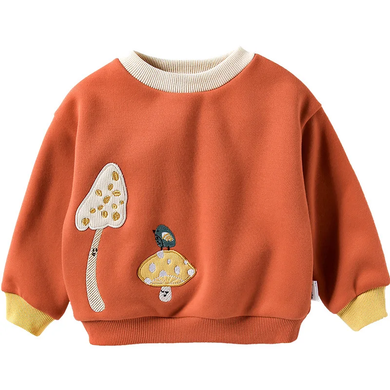 Factory Direct Sales Embroidered Fleece Warm O-Neck Kids Sweatshirt
Factory Direct Sales Embroidered Fleece Warm O-Neck Kids Sweatshirt