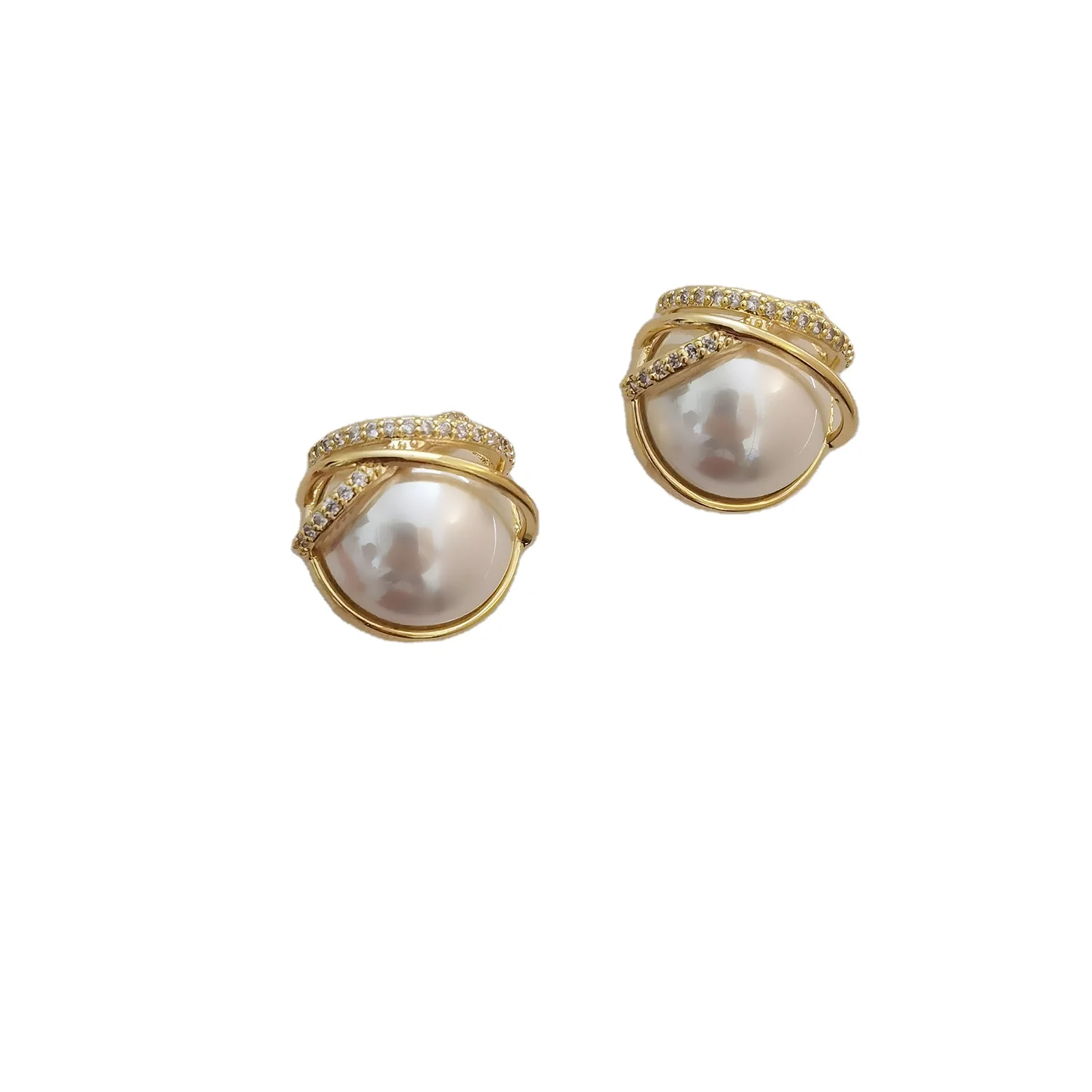 Hyacinth Vintage Instagram Simple Sweet Temperament Gold Plated Freshwater Pearl Ear stud
Hyacinth Vintage Instagram Simple Sweet Temperament Gold Plated Freshwater Pearl Ear stud