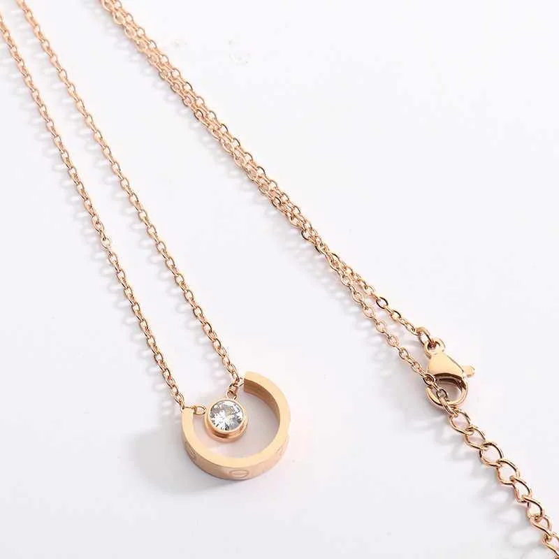 2021 Wholesale Japan Fashion Half Circle Diamond Necklace Rose Gold Pendant Necklace
2021 Wholesale Japan Fashion Half Circle Diamond Necklace Rose Gold Pendant Necklace
