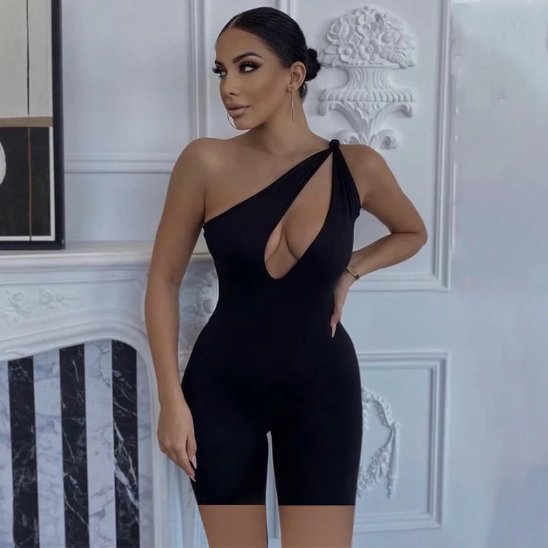 Lygens 2021 Hot Rompers Sleeveless Hollow Out Solid Color Bodycon One Shoulder Playsuit Wholesale Women Summer Fashion Sport
Lygens 2021 Hot Rompers Sleeveless Hollow Out Solid Color Bodycon One Shoulder Playsuit Wholesale Women Summer Fashion Sport