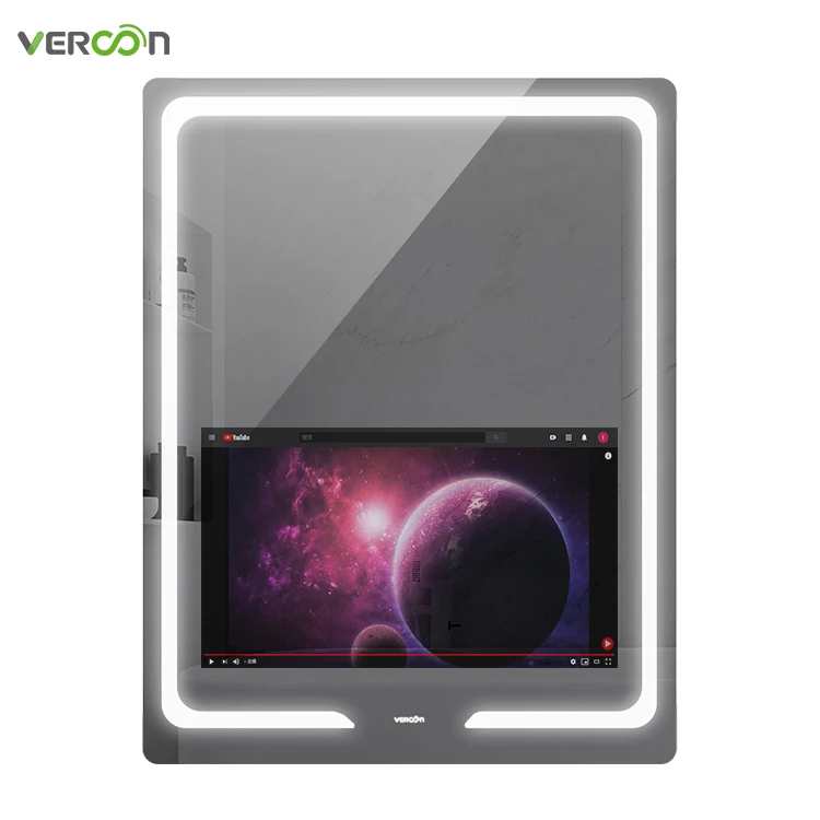 Factory direct LED bathroom vanity smart mirror wifi connected HD touch screen TV mirror waterproof magic Android mirrors
Factory direct LED bathroom vanity smart mirror wifi connected HD touch screen TV mirror waterproof magic Android mirrors