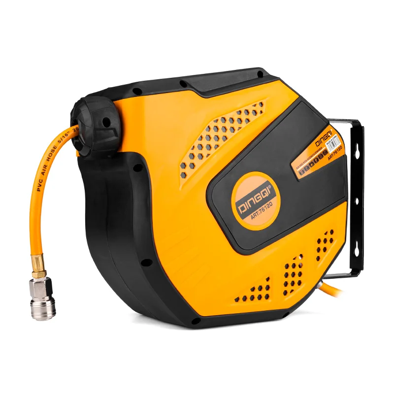 DINGQI latest hot sale pneumatic PU MESH extension retractable spring automatic high pressure air hose reel, Orange
DINGQI latest hot sale pneumatic PU MESH extension retractable spring automatic high pressure air hose reel, Orange