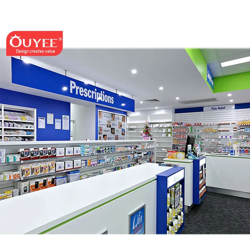 Retail Pharmacy Shop Interior Design Medical Shop Display