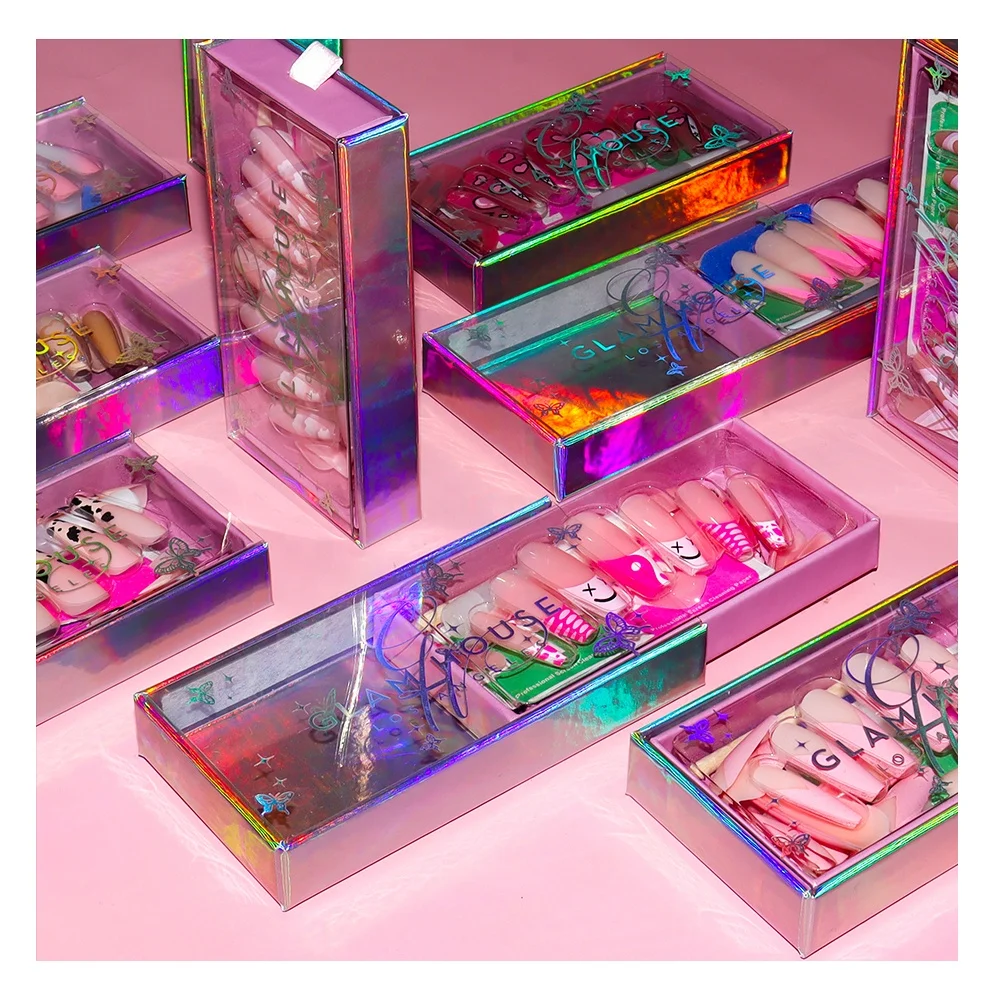 Tstory 2021 New Designs Private label custom press on nails high quality new fashion false nails, Colorful
Tstory 2021 New Designs Private label custom press on nails high quality new fashion false nails, Colorful