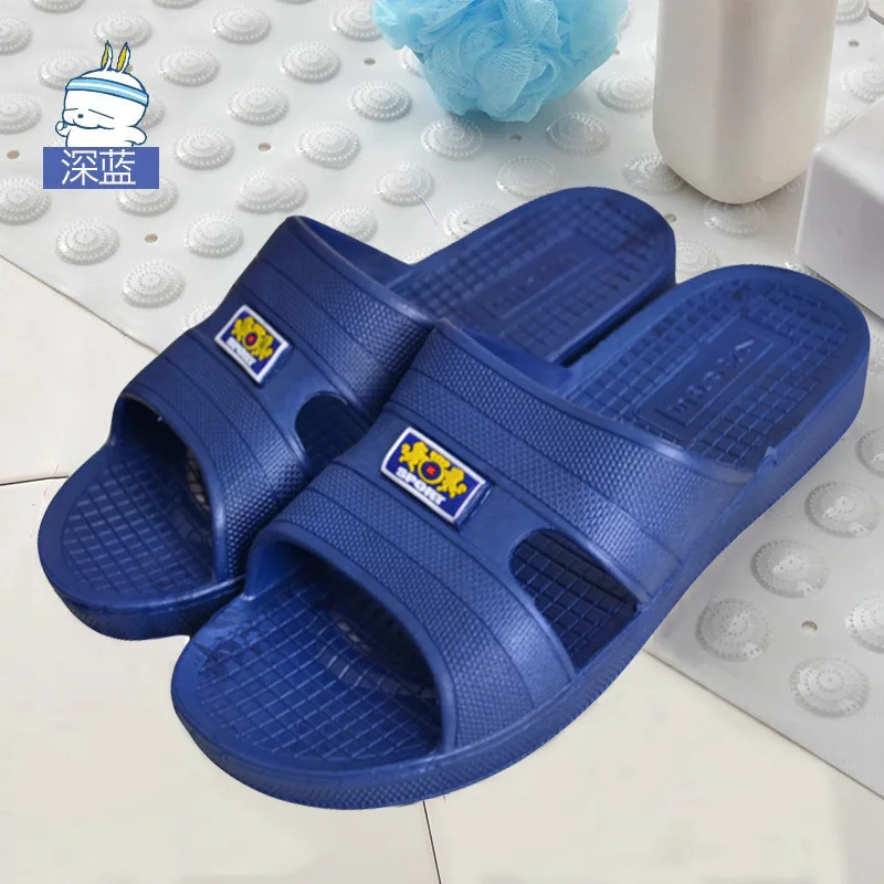 Summer bathroom slippers men's home non-slip bath plastic sandals and slippers
Summer bathroom slippers men's home non-slip bath plastic sandals and slippers