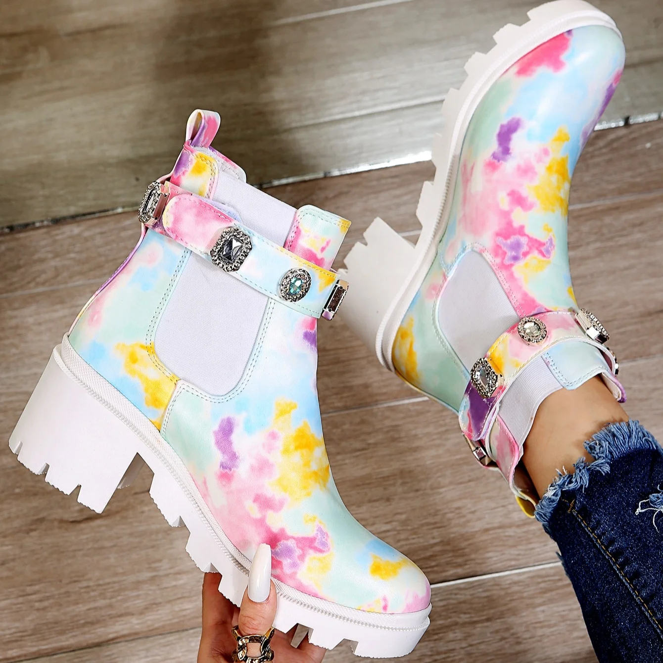 Women Autumn Shoes PU Leather Ankle Low Heel Boots Black Female Fashion Square Heel Booties, Black,white,pink
Women Autumn Shoes PU Leather Ankle Low Heel Boots Black Female Fashion Square Heel Booties, Black,white,pink
