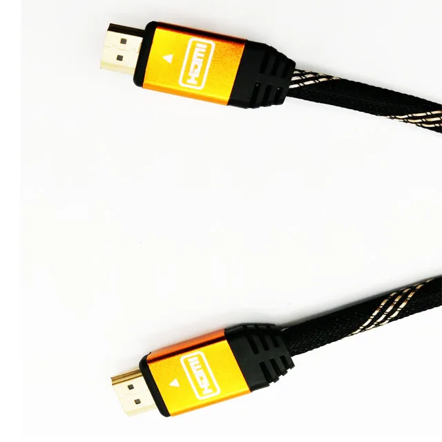 halee wholesale price gold plated copper 3m ps4 3D hdmi to hdmi cable with black color ccs wire - ANKUX.COM