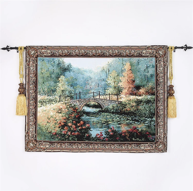 Vintage Woven Jacquard Rural Scene Retro Neon Woven Wall Hanging Tapestry Aubusson Tapestry
Vintage Woven Jacquard Rural Scene Retro Neon Woven Wall Hanging Tapestry Aubusson Tapestry