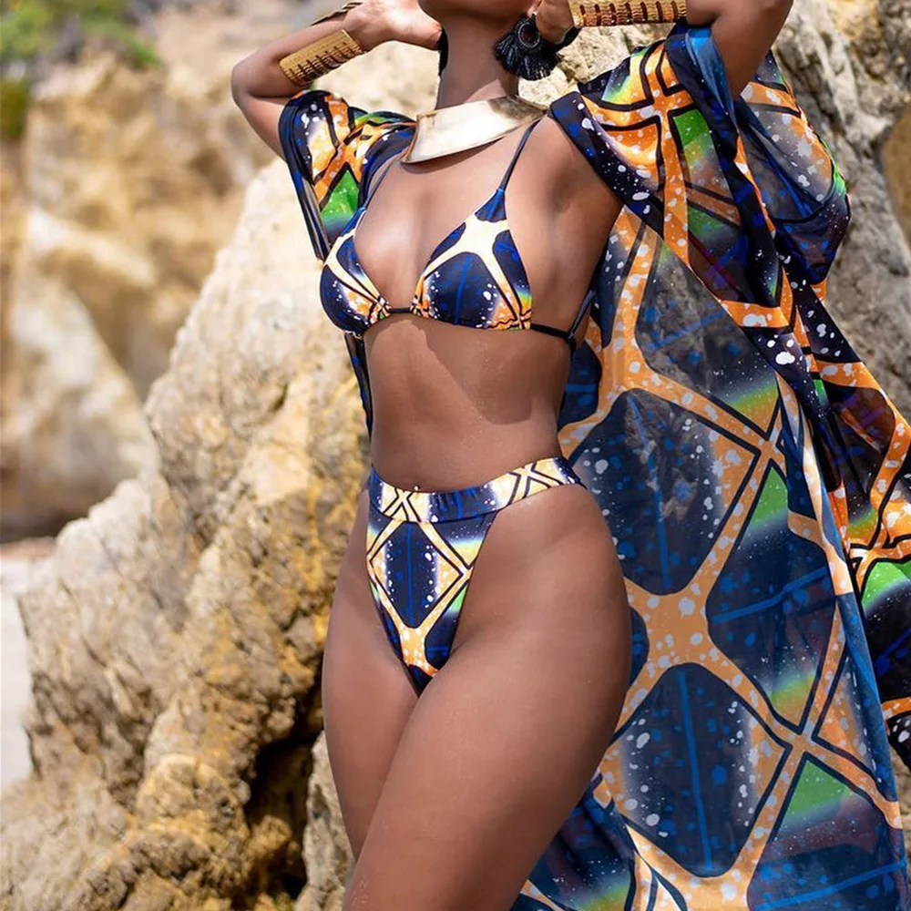 2020 New African Black Bikini And North American European Bikini Swimsuit Women, As picture
2020 New African Black Bikini And North American European Bikini Swimsuit Women, As picture