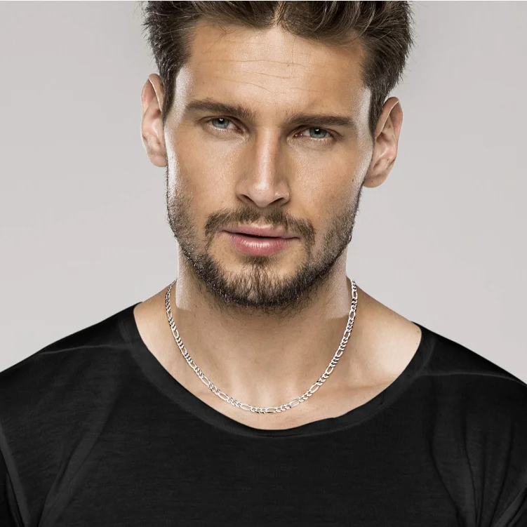 Wholesale Silver Jewelry 5MM Men Women Choker Necklace Bracelet Sterling 925 Silver Figro Chains
Wholesale Silver Jewelry 5MM Men Women Choker Necklace Bracelet Sterling 925 Silver Figro Chains