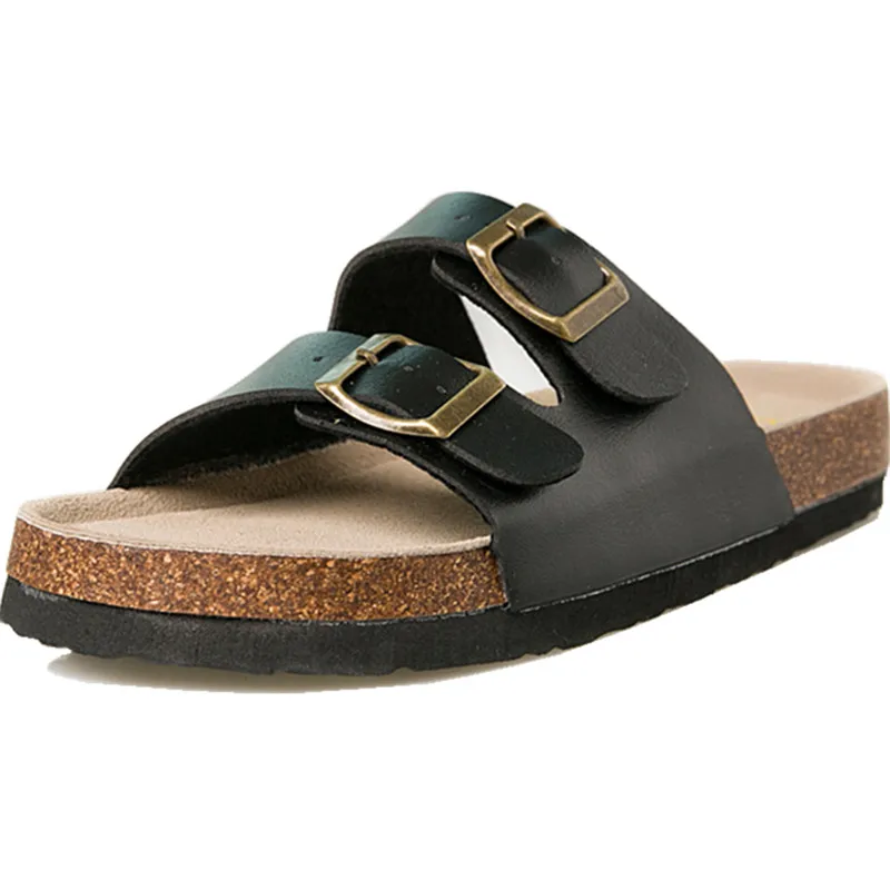 Leather Women's Slippers 2020 Summer Soft Cork Buckle Flip Flops Women Beach Slides Casual White Woman FlipFlops Shoes
Leather Women's Slippers 2020 Summer Soft Cork Buckle Flip Flops Women Beach Slides Casual White Woman FlipFlops Shoes