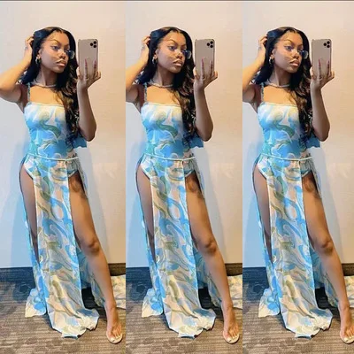 New Arrival Sexy Halter Fashion Print Covering Belly Thin Triangle One-piece + Skirt Set
New Arrival Sexy Halter Fashion Print Covering Belly Thin Triangle One-piece + Skirt Set
