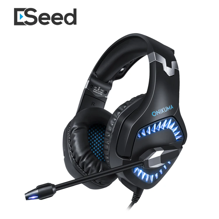 ONIKUMA K1 PRO headphones gaming headset Earphone Personality Comfortable large earmuff with 2 in 1 switch cable, Blue/red
ONIKUMA K1 PRO headphones gaming headset Earphone Personality Comfortable large earmuff with 2 in 1 switch cable, Blue/red