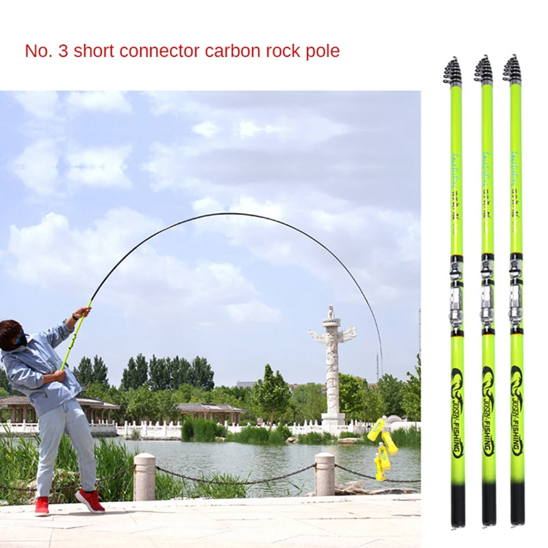 Super Hard Rock Rod Carbon Long Segment Fishing Rods Portable Travel Adjustable Short Segment Rock 3.6m Medium Sea Fishing Rod
Super Hard Rock Rod Carbon Long Segment Fishing Rods Portable Travel Adjustable Short Segment Rock 3.6m Medium Sea Fishing Rod