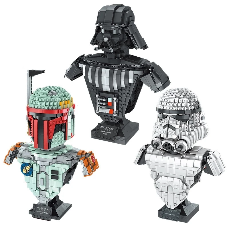Hot Tiktok Mould King New Product 21020-21022 Vader half body model plan building block ABS Plastic Ornament Gift
Hot Tiktok Mould King New Product 21020-21022 Vader half body model plan building block ABS Plastic Ornament Gift