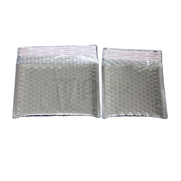 moistureproof custom printed aluminum foil air wrap bubble bag