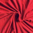 2020 Great material hot selling cheap rose madder polyester knit jersey dty brush fabric