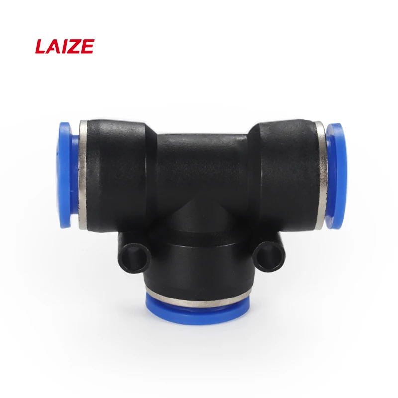PE T-type tee Quick Insert Series Push in Fittings Blue Pneumatic Air Pipe Connector
PE T-type tee Quick Insert Series Push in Fittings Blue Pneumatic Air Pipe Connector
