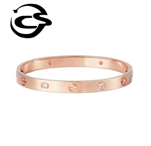 Fashion Classic Woman Bracelet 18K Gold Love Couple Full Diamond Rose Gold Bracelet Luxury VVS Diamond Bracelet
Fashion Classic Woman Bracelet 18K Gold Love Couple Full Diamond Rose Gold Bracelet Luxury VVS Diamond Bracelet