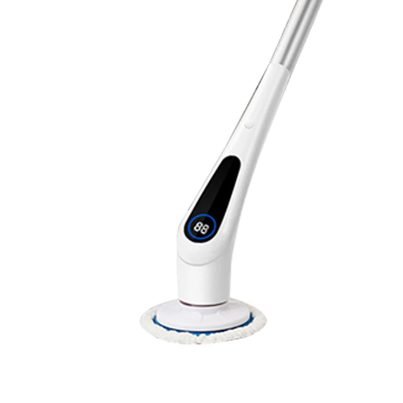 Multi-Purpose Handheld Electric Cleaning Brush with 4 Replaceable Brush Heads for Kitchen Bathroom Floor Window Glass Cleaning, White
Multi-Purpose Handheld Electric Cleaning Brush with 4 Replaceable Brush Heads for Kitchen Bathroom Floor Window Glass Cleaning, White