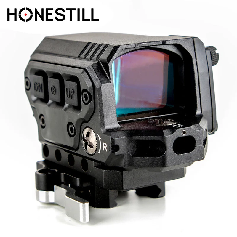 HONESTILL Airsoft Red Dot Reflex Sight Para Fuzil With IR Function For Airsoft Rifles Hunting Scope R1X Reflex Red Dot Sight, Black matte
HONESTILL Airsoft Red Dot Reflex Sight Para Fuzil With IR Function For Airsoft Rifles Hunting Scope R1X Reflex Red Dot Sight, Black matte