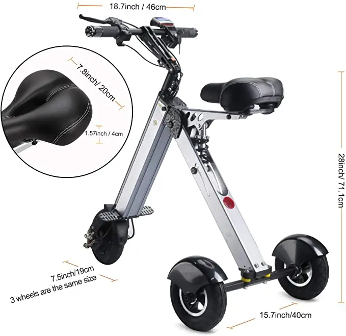 old man easy ride 250w 350w foldable fold Electric Scooter Mini Tricycle 3 wheel scooter for shopping
old man easy ride 250w 350w foldable fold Electric Scooter Mini Tricycle 3 wheel scooter for shopping