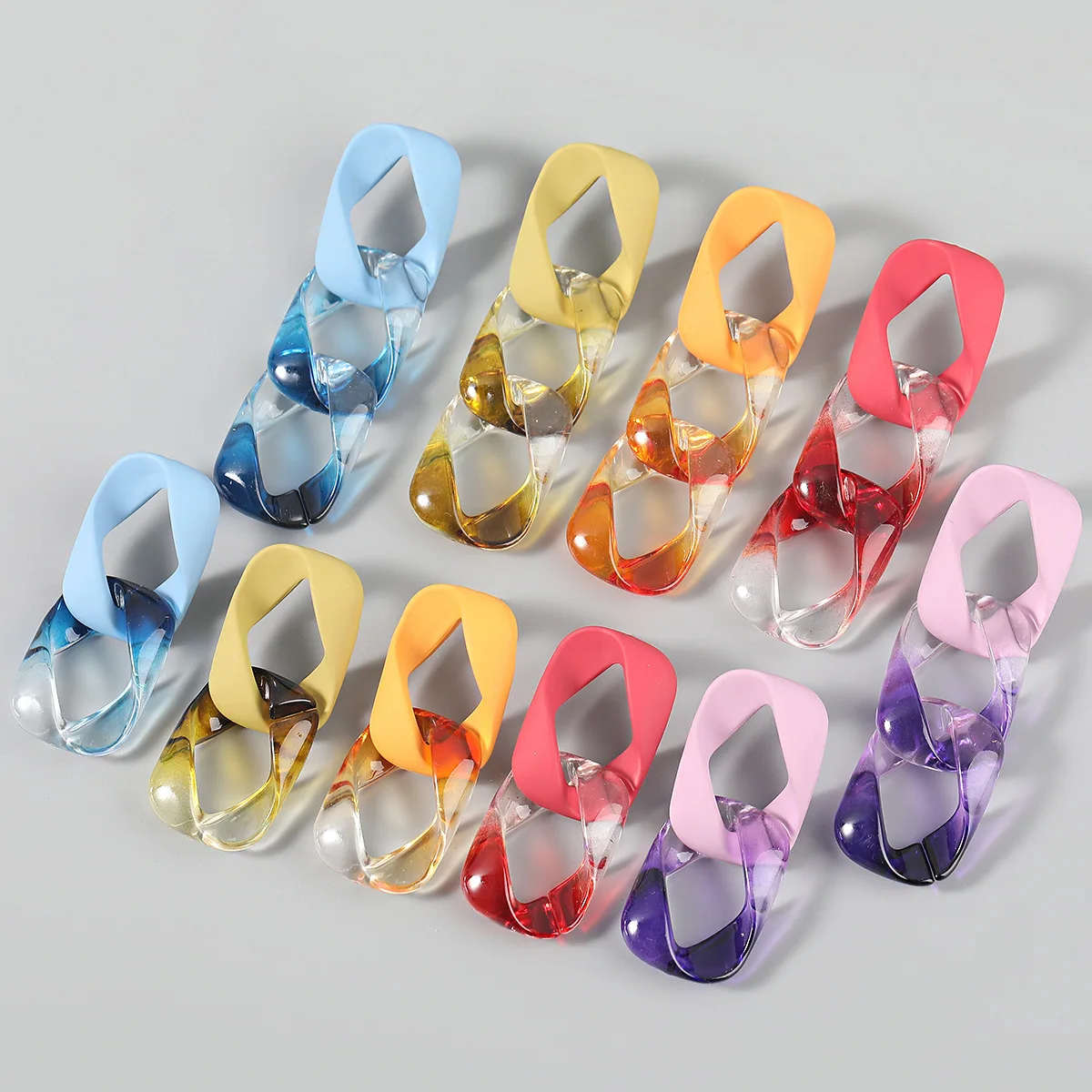 Barlaycs Wholesale Fashion Earrings Trend 2021 Korean New Style Cute Gold Plated Acrylic Resin Chain Dangle Drop Earrings Gift, Multi color
Barlaycs Wholesale Fashion Earrings Trend 2021 Korean New Style Cute Gold Plated Acrylic Resin Chain Dangle Drop Earrings Gift, Multi color