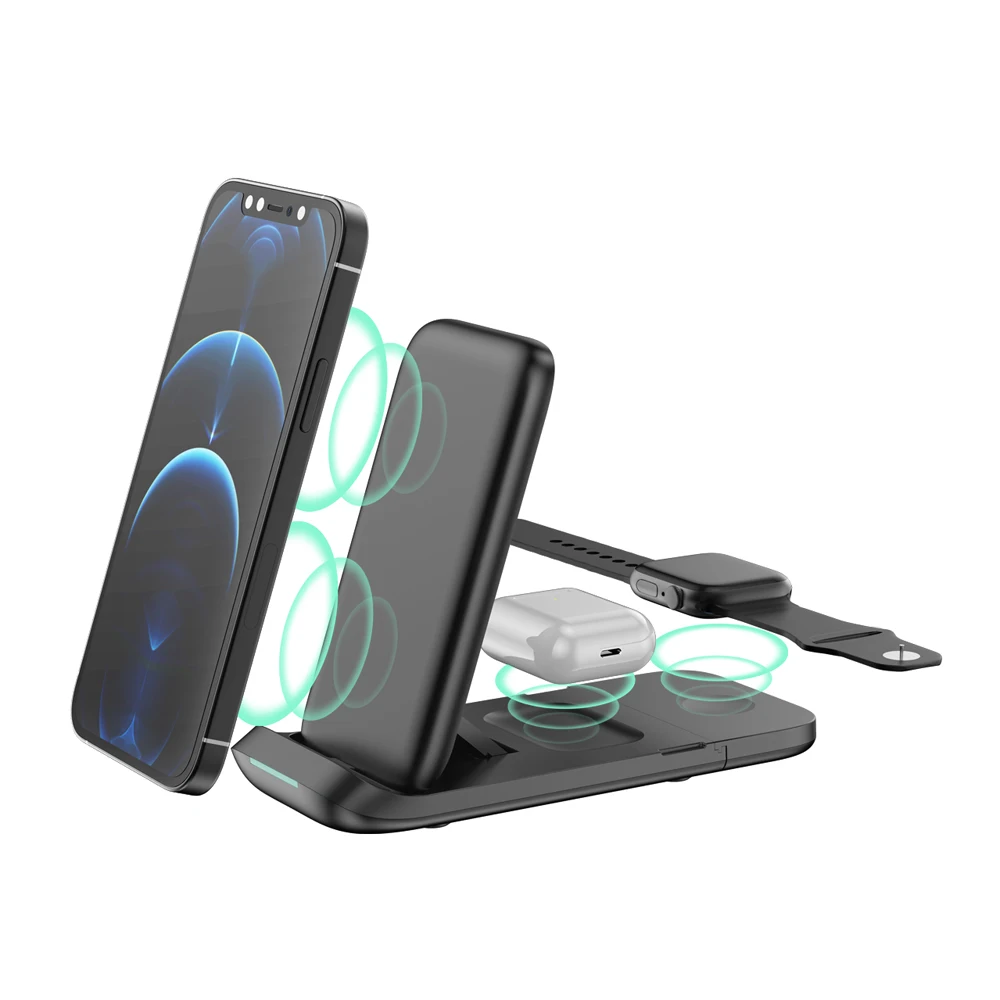 Portable Folding Wireless charging bracket wireless charger vertical adjustable wireless charger
Portable Folding Wireless charging bracket wireless charger vertical adjustable wireless charger