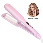 Deep Waver Pink 3 Barrel Curling Iron Ceramic Fast Heating Hair Waver Curler Electric Hot Hair Curler Crimper Iron