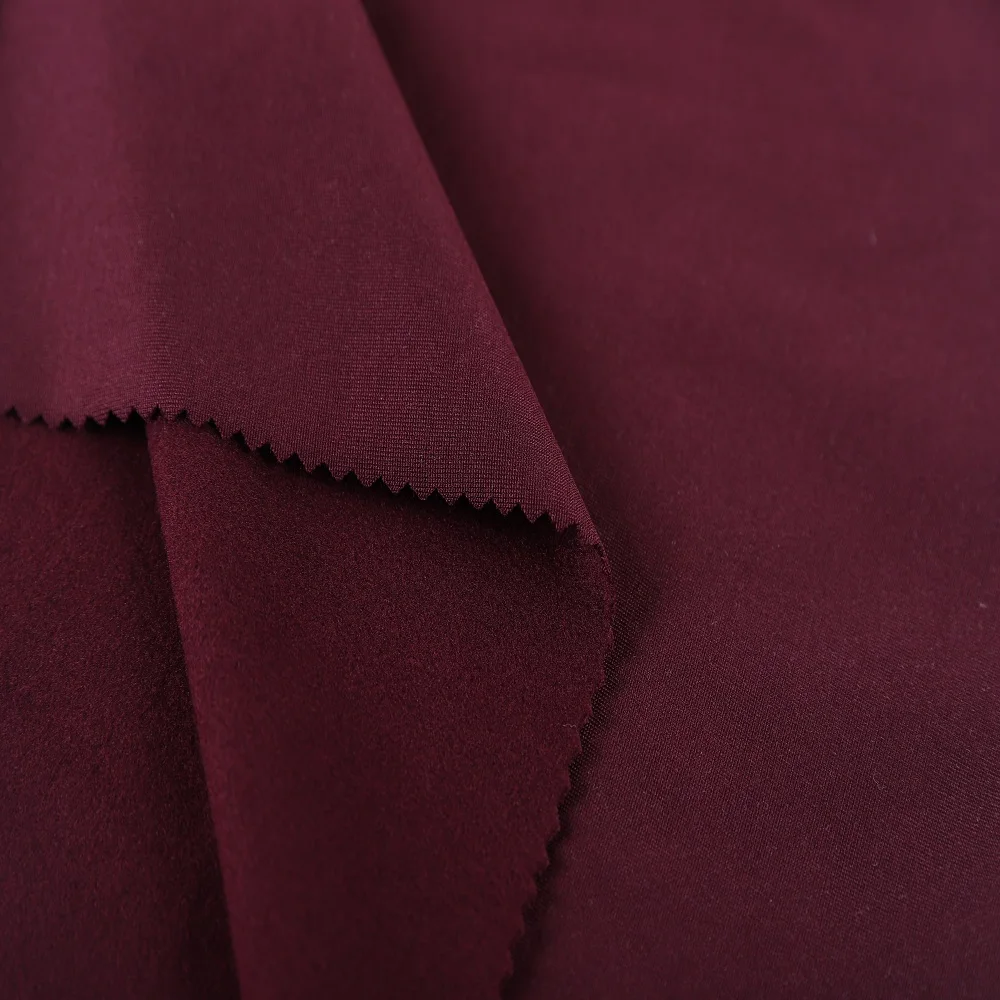 Brushed polyester spandex fabric dty brushed fabric for tracksuit activewear sportswear