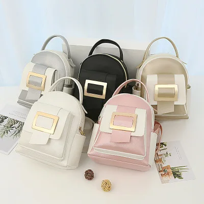 G106 hot sell new style fashion versatile buckle bags ladies cross-shoulder mini backpack, White,gray,black,gold,pink
G106 hot sell new style fashion versatile buckle bags ladies cross-shoulder mini backpack, White,gray,black,gold,pink