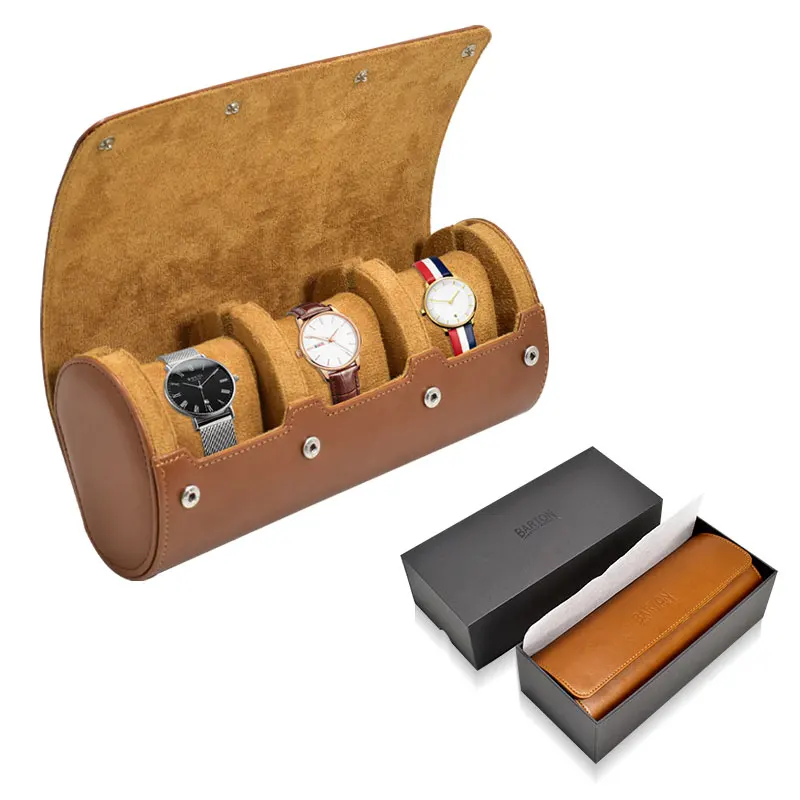 Wholesale Travel Portable Custom Logo Gift PU Leather Wrist Watch Rolling Storage Case Single Watch Packaging Box Case For men
Wholesale Travel Portable Custom Logo Gift PU Leather Wrist Watch Rolling Storage Case Single Watch Packaging Box Case For men