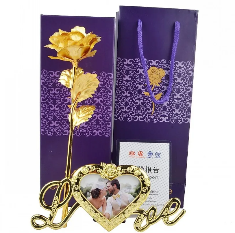 QSLH-W580 Hot Sale Artificial Golden Rose Customize Gift Box Valentine's 24k Gold Rose Flower
QSLH-W580 Hot Sale Artificial Golden Rose Customize Gift Box Valentine's 24k Gold Rose Flower